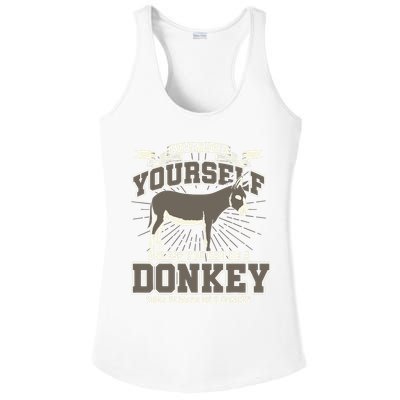 Funny Donkey Ladies PosiCharge Competitor Racerback Tank