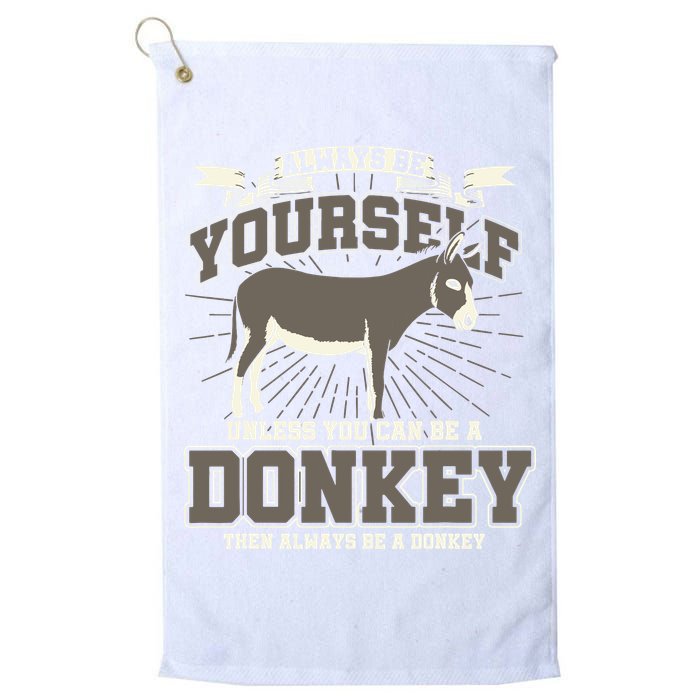 Funny Donkey Golf Towel