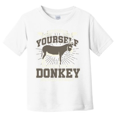 Funny Donkey Toddler T-Shirt