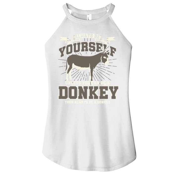 Funny Donkey Women's Perfect Tri Rocker Tank