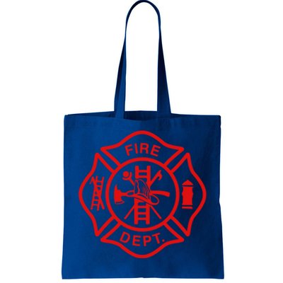 Fire Departt Fire Firefighter Emblem Halloween Costume Gift Tote Bag