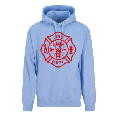 Fire Departt Fire Firefighter Emblem Halloween Costume Gift Unisex Surf Hoodie