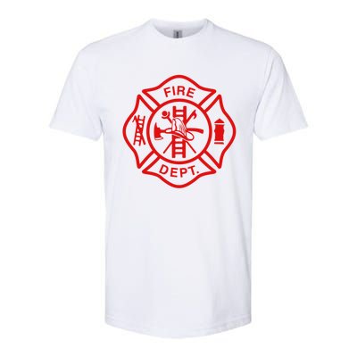 Fire Departt Fire Firefighter Emblem Halloween Costume Gift Softstyle CVC T-Shirt