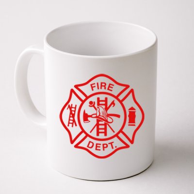 Fire Departt Fire Firefighter Emblem Halloween Costume Gift Coffee Mug