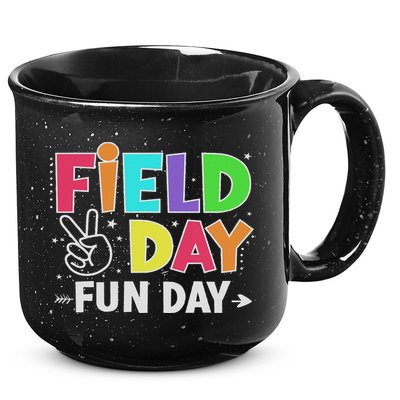 Field Day Fun Day Funny For Teacher Field Day 2025 15oz Campfire Ceramic Mug