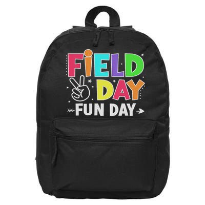 Field Day Fun Day Funny For Teacher Field Day 2025 16 in Basic Backpack