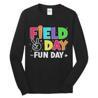 Field Day Fun Day Funny For Teacher Field Day 2025 Tall Long Sleeve T-Shirt