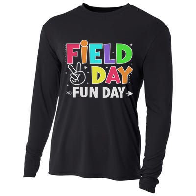 Field Day Fun Day Funny For Teacher Field Day 2025 Cooling Performance Long Sleeve Crew