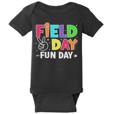 Field Day Fun Day Funny For Teacher Field Day 2025 Baby Bodysuit