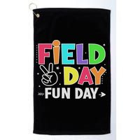 Field Day Fun Day Funny For Teacher Field Day 2025 Golf Towel