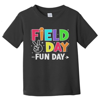 Field Day Fun Day Funny For Teacher Field Day 2025 Toddler T-Shirt