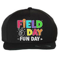 Field Day Fun Day Funny For Teacher Field Day 2025 Wool Snapback Cap