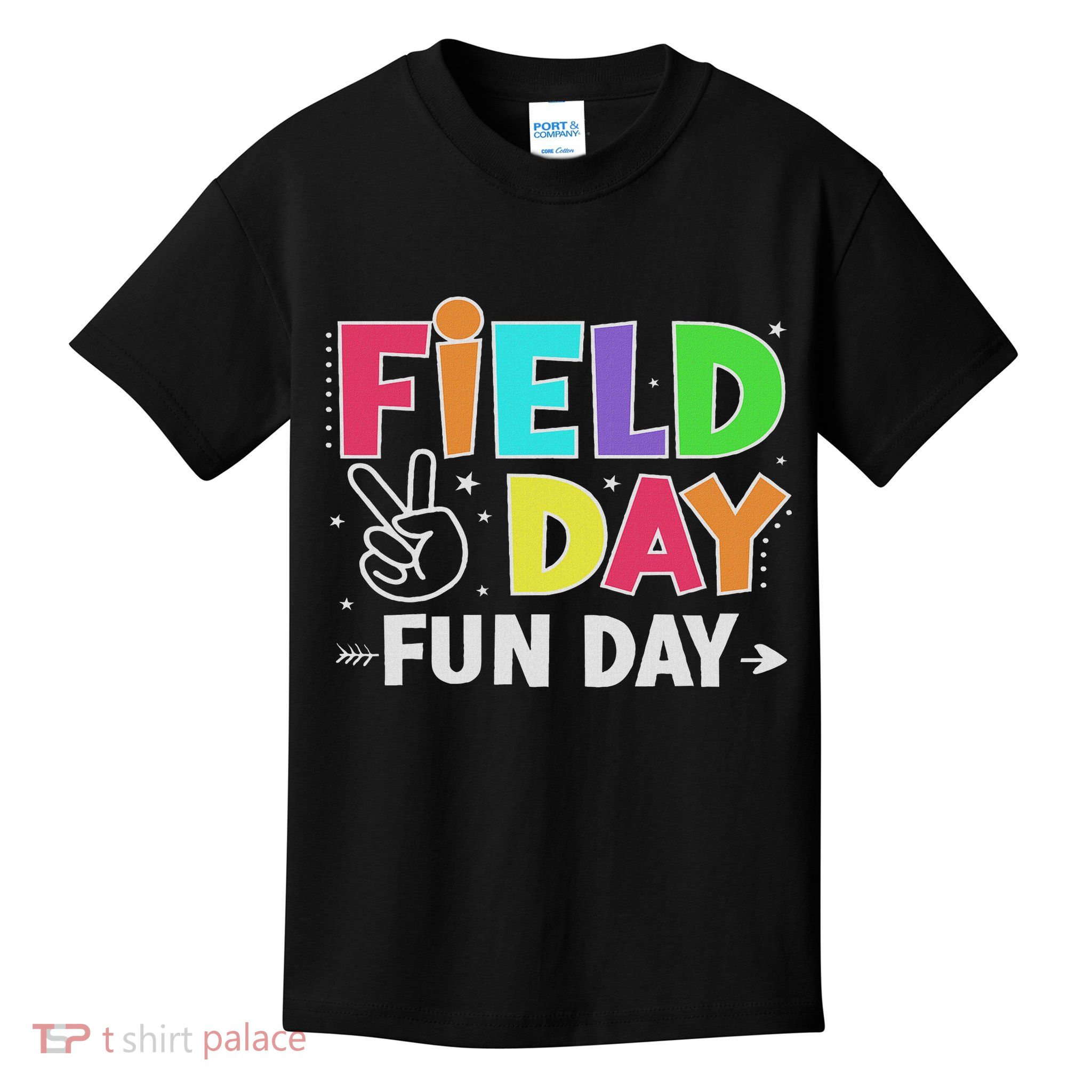 Field Day Fun Day Funny For Teacher Field Day 2025 Kids T-Shirt