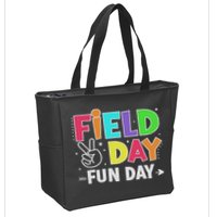 Field Day Fun Day Funny For Teacher Field Day 2025 Zip Tote Bag