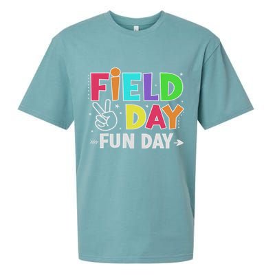 Field Day Fun Day Funny For Teacher Field Day 2025 Sueded Cloud Jersey T-Shirt