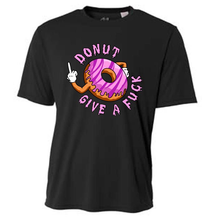 Funny Doughnut Funny Donut Cooling Performance Crew T-Shirt