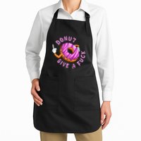 Funny Doughnut Funny Donut Full-Length Apron With Pockets