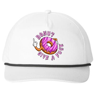 Funny Doughnut Funny Donut Snapback Five-Panel Rope Hat