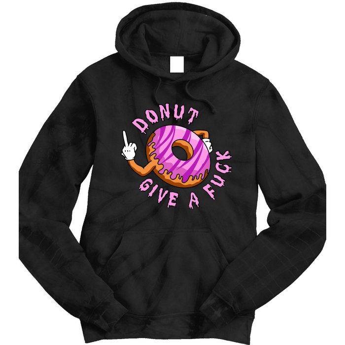 Funny Doughnut Funny Donut Tie Dye Hoodie