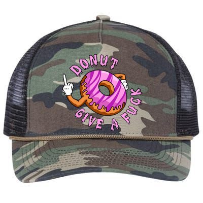 Funny Doughnut Funny Donut Retro Rope Trucker Hat Cap