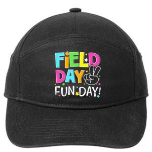 Field Day Fun Day Last Day Of School Teacher Student 7-Panel Snapback Hat