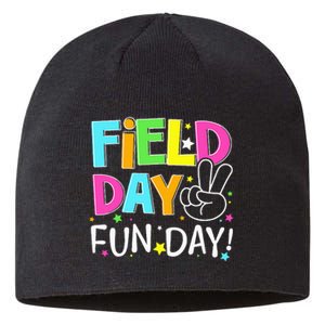 Field Day Fun Day Last Day Of School Teacher Student Sustainable Beanie