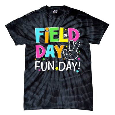 Field Day Fun Day Last Day Of School Teacher Student Tie-Dye T-Shirt