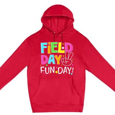 Field Day Fun Day Last Day Of School Teacher Student Premium Pullover Hoodie