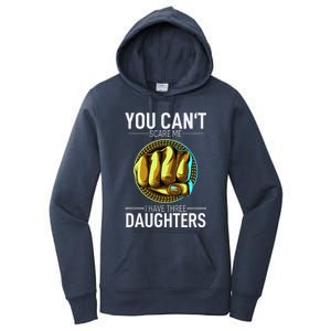 Father Day Fun You Can´t Scare Me I Have 3 Daughters Women's Pullover Hoodie