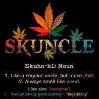 FatherS Day Funny Retro Vintage Uncle Wear Skuncle Skunkle Gift Flatbill Hat