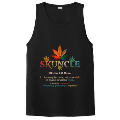 FatherS Day Funny Retro Vintage Uncle Wear Skuncle Skunkle Gift PosiCharge Competitor Tank