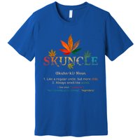 FatherS Day Funny Retro Vintage Uncle Wear Skuncle Skunkle Gift Premium T-Shirt