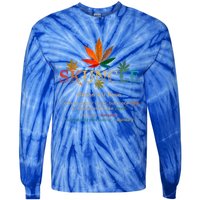 FatherS Day Funny Retro Vintage Uncle Wear Skuncle Skunkle Gift Tie-Dye Long Sleeve Shirt