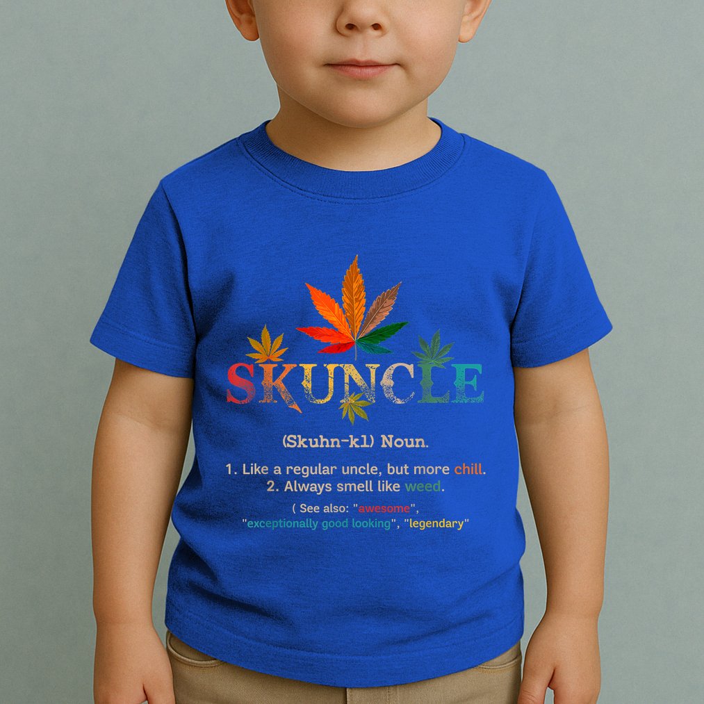 FatherS Day Funny Retro Vintage Uncle Wear Skuncle Skunkle Gift Toddler T-Shirt