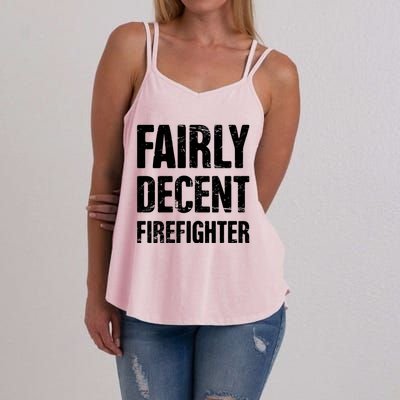 Fairly Decent Firefighter Women's Strappy Tank