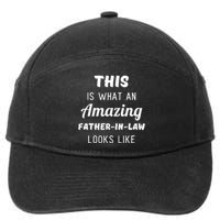 Funny Dad Fathers Day Gift From Daughter Son In Law 7-Panel Snapback Hat