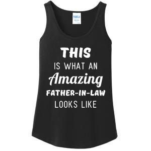 Funny Dad Fathers Day Gift From Daughter Son In Law Ladies Essential Tank