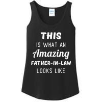 Funny Dad Fathers Day Gift From Daughter Son In Law Ladies Essential Tank