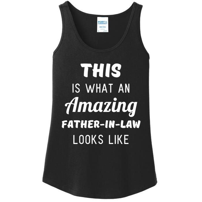 Funny Dad Fathers Day Gift From Daughter Son In Law Ladies Essential Tank