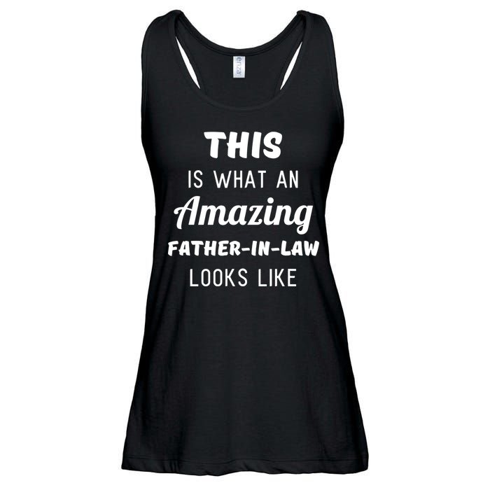 Funny Dad Fathers Day Gift From Daughter Son In Law Ladies Essential Flowy Tank