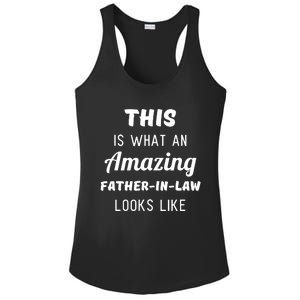 Funny Dad Fathers Day Gift From Daughter Son In Law Ladies PosiCharge Competitor Racerback Tank