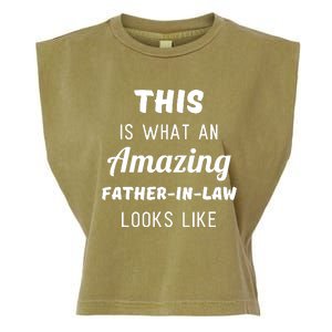 Funny Dad Fathers Day Gift From Daughter Son In Law Garment-Dyed Women's Muscle Tee