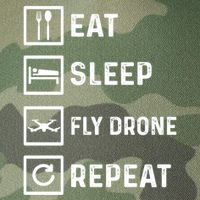 Funny Drone Flying Day Design Drones Pilot Gift Legacy Tie Dye Trucker Hat
