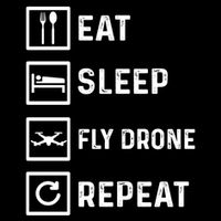 Funny Drone Flying Day Design Drones Pilot Gift Youth Performance Sprint T-Shirt
