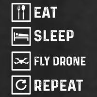 Funny Drone Flying Day Design Drones Pilot Gift Golf Towel