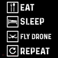 Funny Drone Flying Day Design Drones Pilot Gift Crop Top