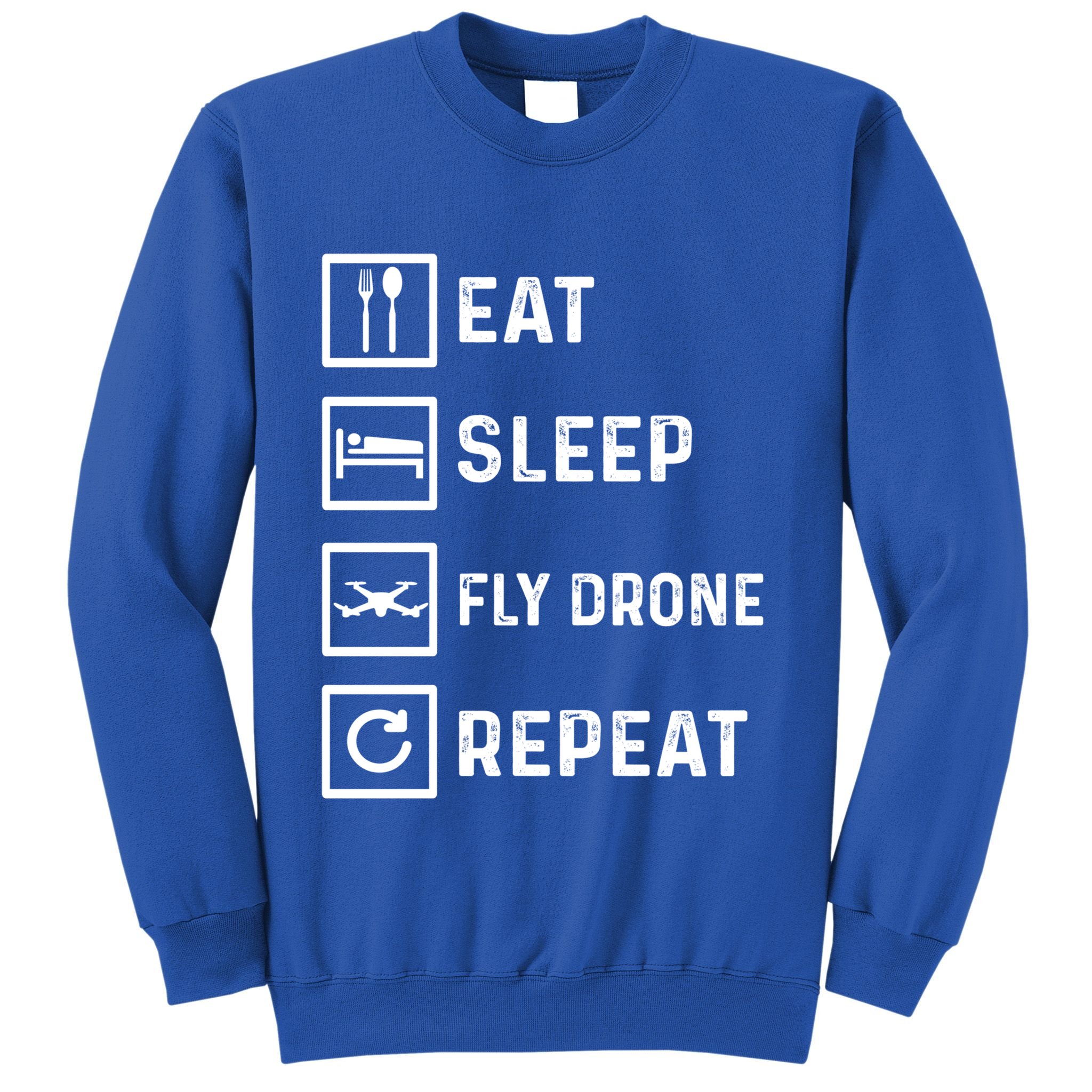 Funny Drone Flying Day Design Drones Pilot Gift Sweatshirt