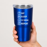 Funny Drone Flying Day Design Drones Pilot Gift Tumbler