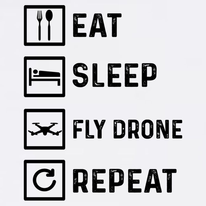 Funny Drone Flying Day Design Drones Pilot Gift Garment-Dyed Sweatshirt