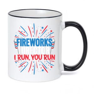 Fireworks Director Gift Funny 4th Of July Firework Director Gift 11oz Black Color Changing Mug